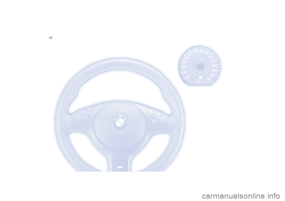 BMW M3 COUPE 2006 E46 User Guide  
12 