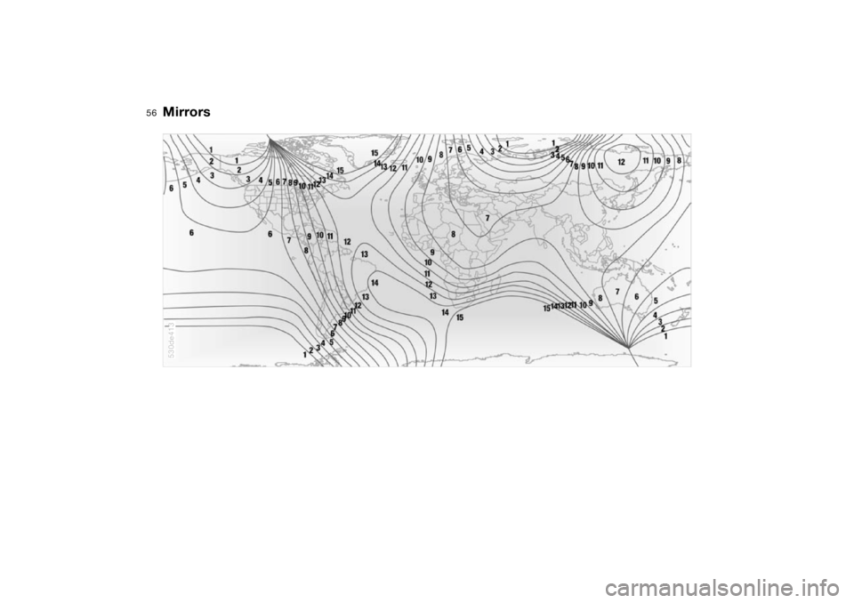 BMW X5 3.0I 2004 E53 Owners Manual 56n
Mirrors
530de413 