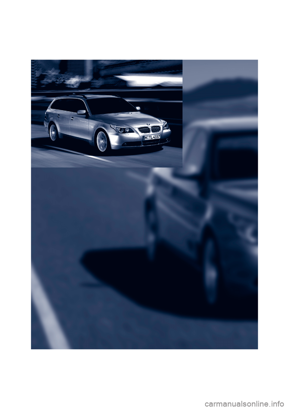 BMW 550I TOURING 2006 E61 Owners Manual 