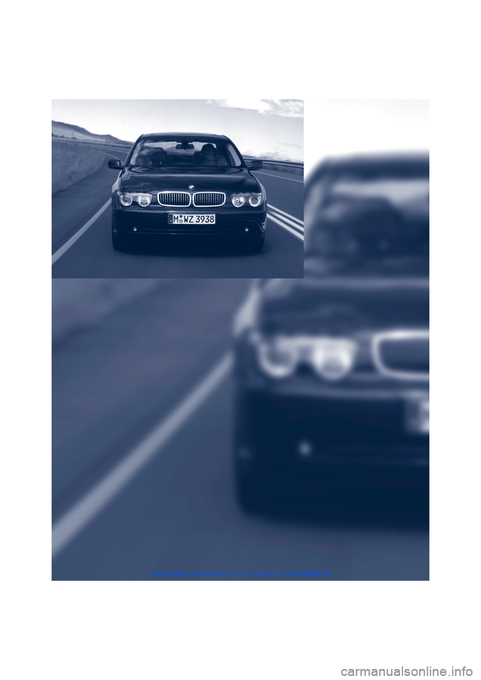 BMW 745i 2005 E65 Owners Manual 