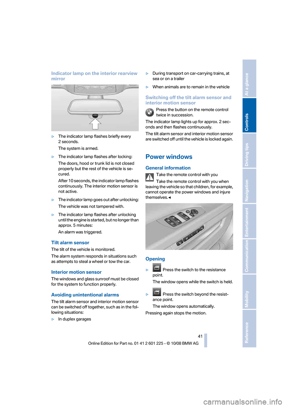 BMW 750I 2009 F01 Service Manual �*�O�E�J�D�B�U�P�S��M�B�N�Q��P�O��U�I�F��J�O�U�F�S�J�P�S��S�F�B�S�W�J�F�X
�N�J�S�S�P�S
y�5�I�F��J�O�E�J�D�B�U�P�S��M�B�N�Q��G�M�B�T�I�F�T��C�S�J�F�G�M�Z��F�W�F�S�Z
���T�F�D�P�O�E�T�
�5�I