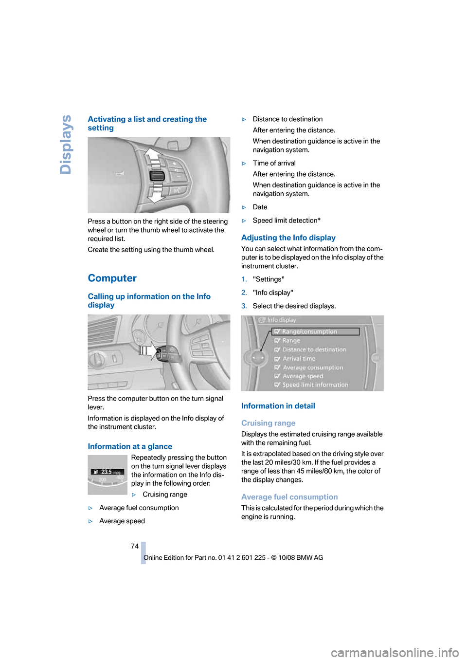 BMW 750I 2009 F01 Manual PDF �"�D�U�J�W�B�U�J�O�H��B��M�J�T�U��B�O�E��D�S�F�B�U�J�O�H��U�I�F
�T�F�U�U�J�O�H
�1�S�F�T�T��B��C�V�U�U�P�O��P�O��U�I�F��S�J�H�I�U��T�J�E�F��P�G��U�I�F��T�U�F�F�S�J�O�H
�X�I�F�F�M��P�S��