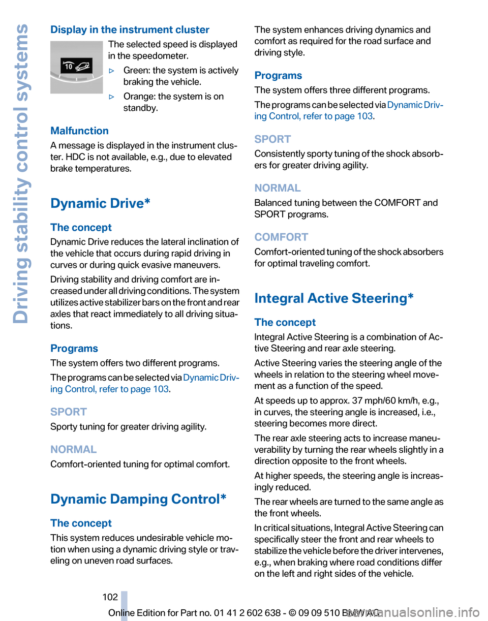 BMW 760I 2010 F01 Owners Manual 
