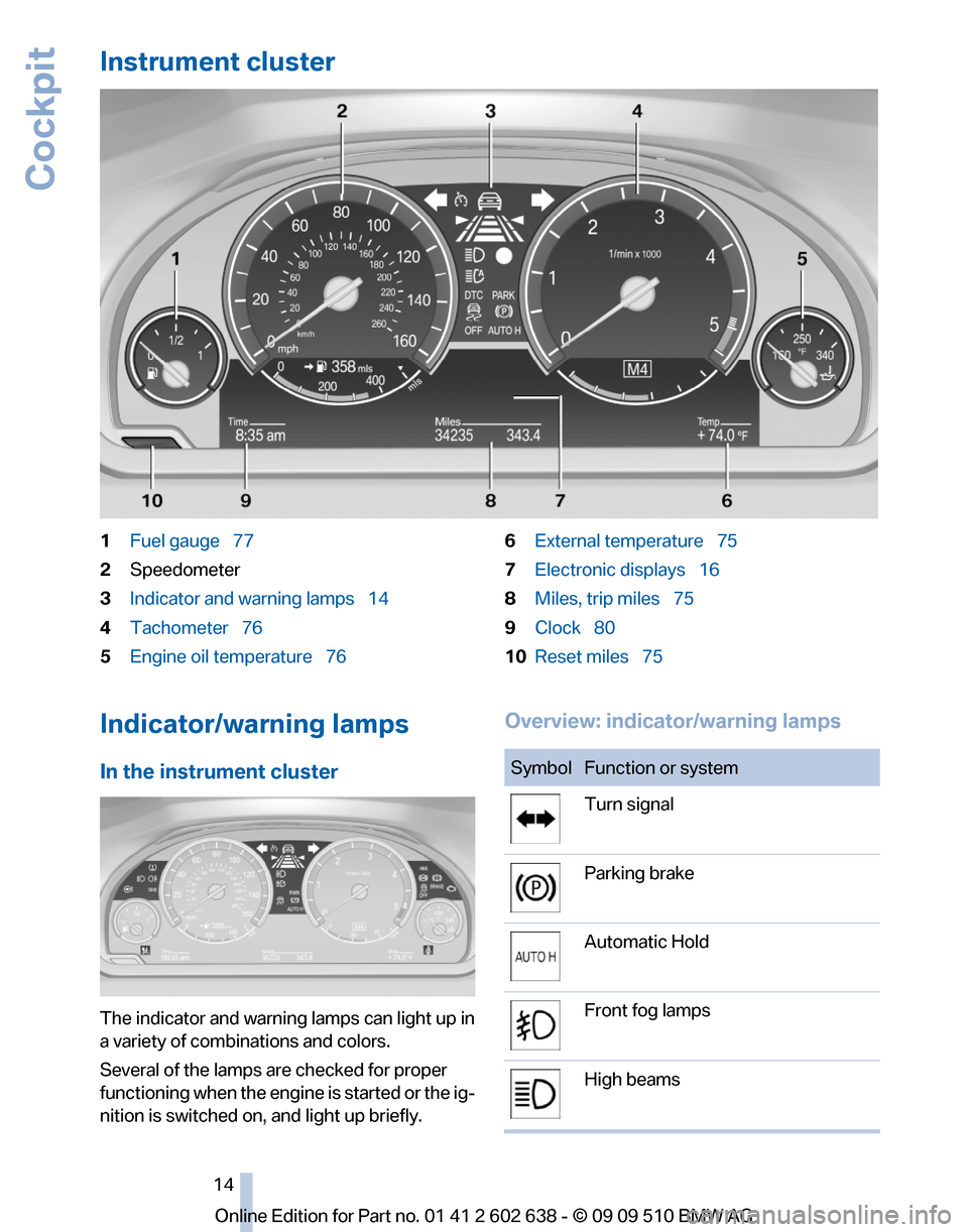 BMW 750I 2010 F01 User Guide 