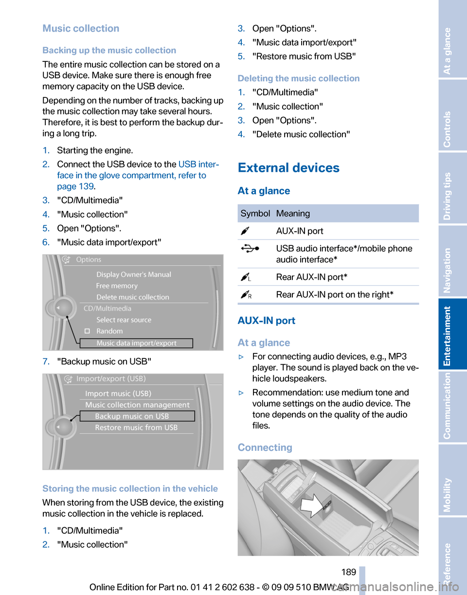 BMW 760I 2010 F01 Owners Manual BMW 760I 2010 F01 Owners Manual