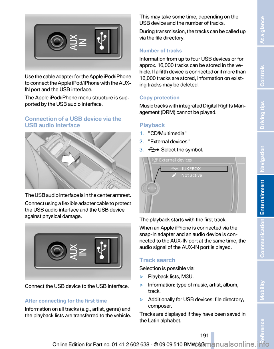 BMW 760I 2010 F01 Owners Manual BMW 760I 2010 F01 Owners Manual