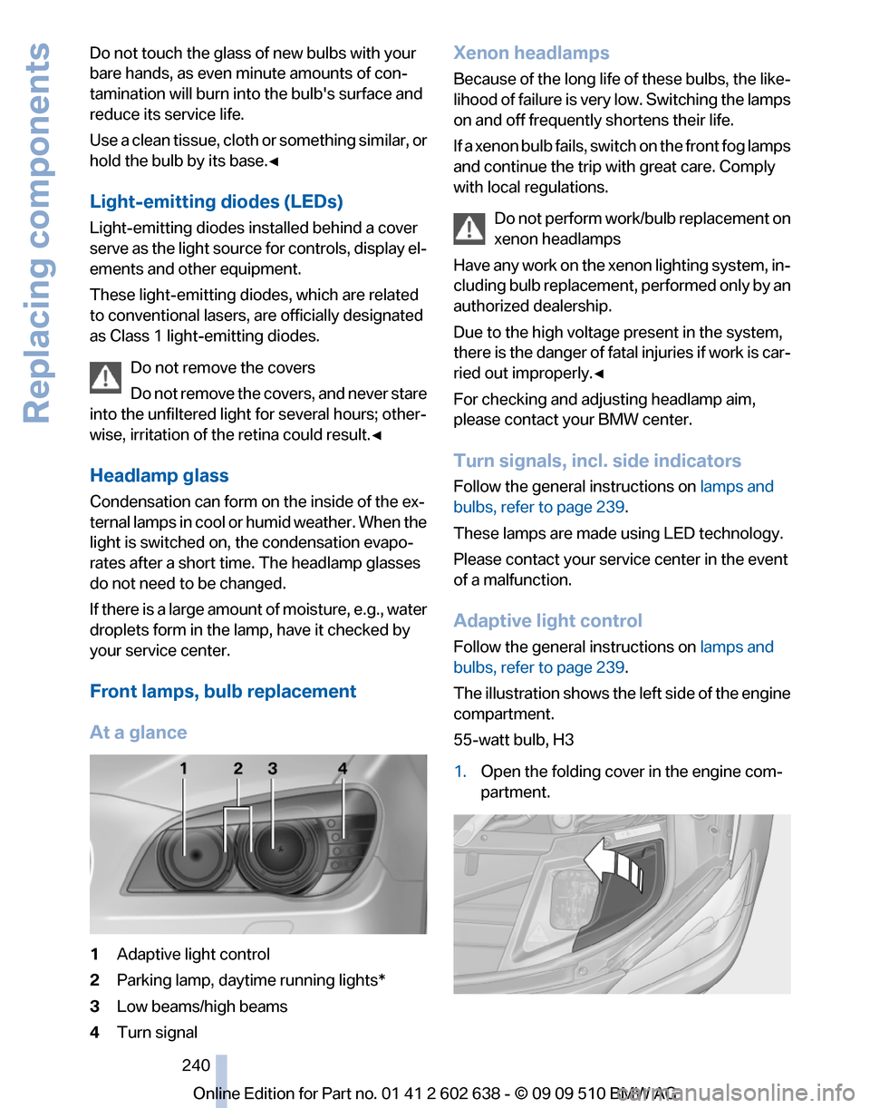 BMW 750I 2010 F01 Owners Manual 