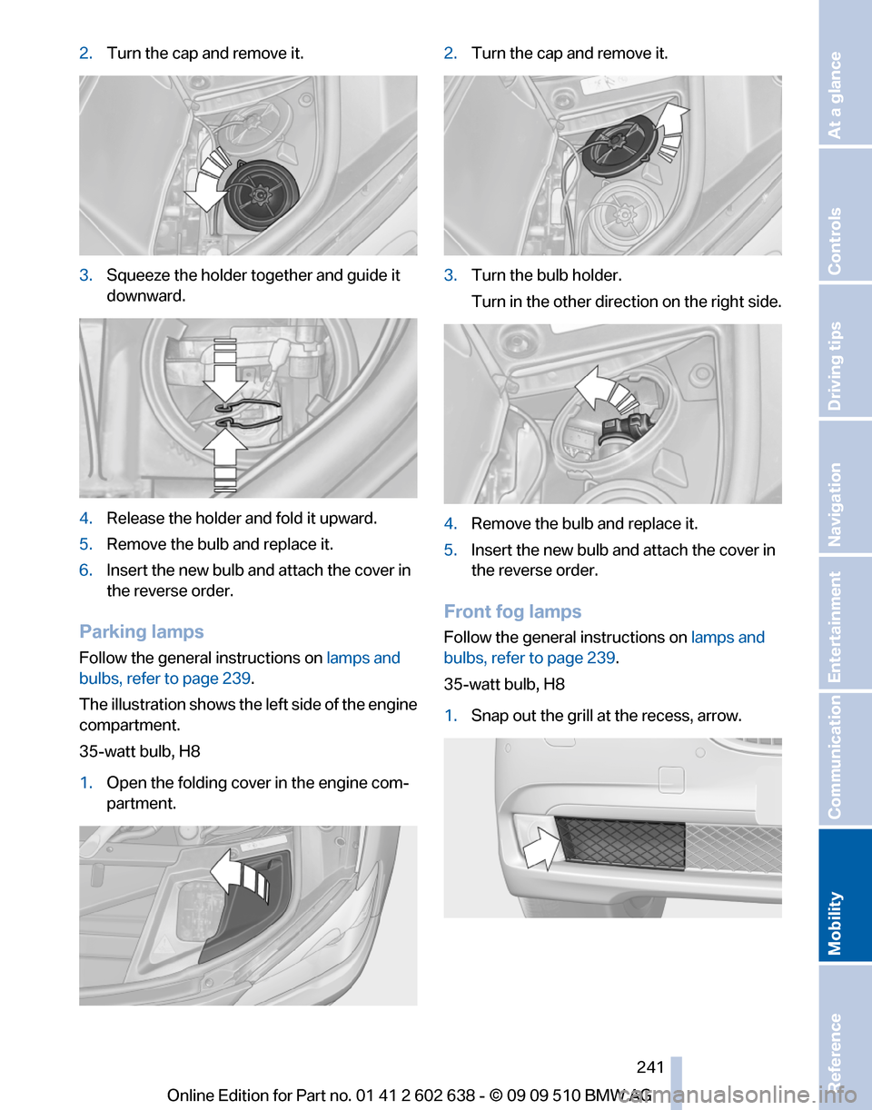 BMW 750LI 2010 F01 Owners Manual 