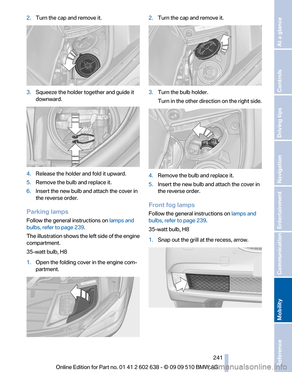 BMW 750I 2010 F01 Owners Manual 