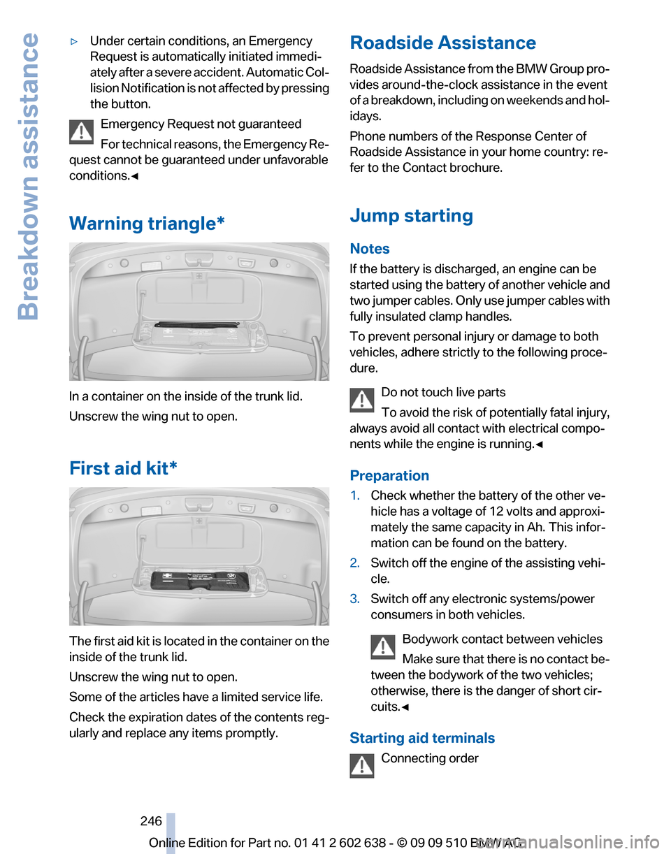 BMW 750LI 2010 F01 Owners Manual 