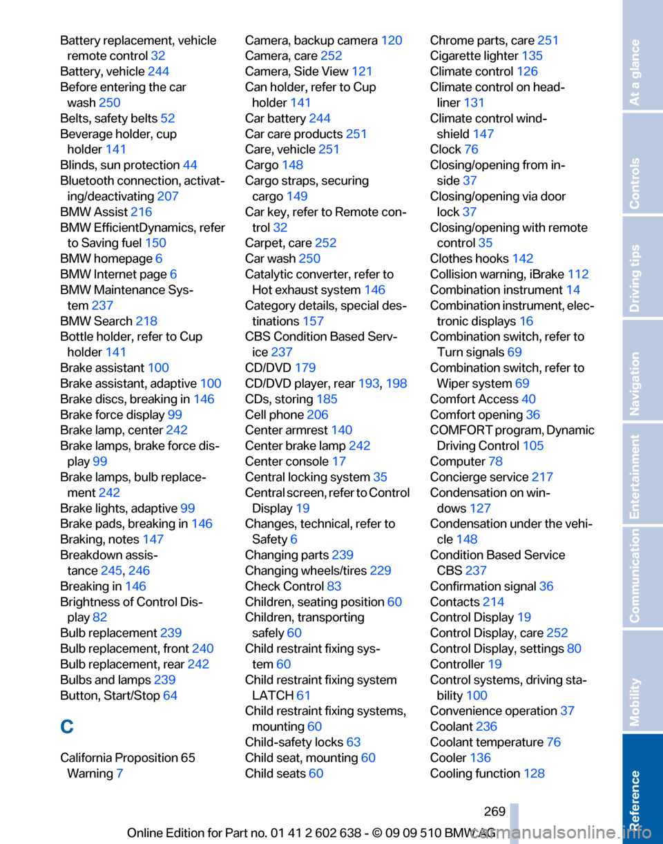 BMW 760I 2010 F01 Owners Manual BMW 760I 2010 F01 Owners Manual
