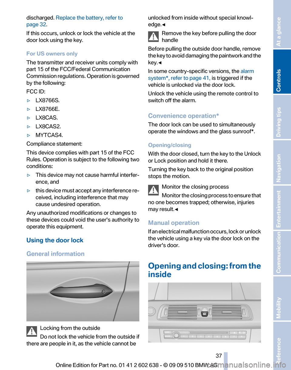 BMW 760I 2010 F01 Owners Guide BMW 760I 2010 F01 Owners Guide