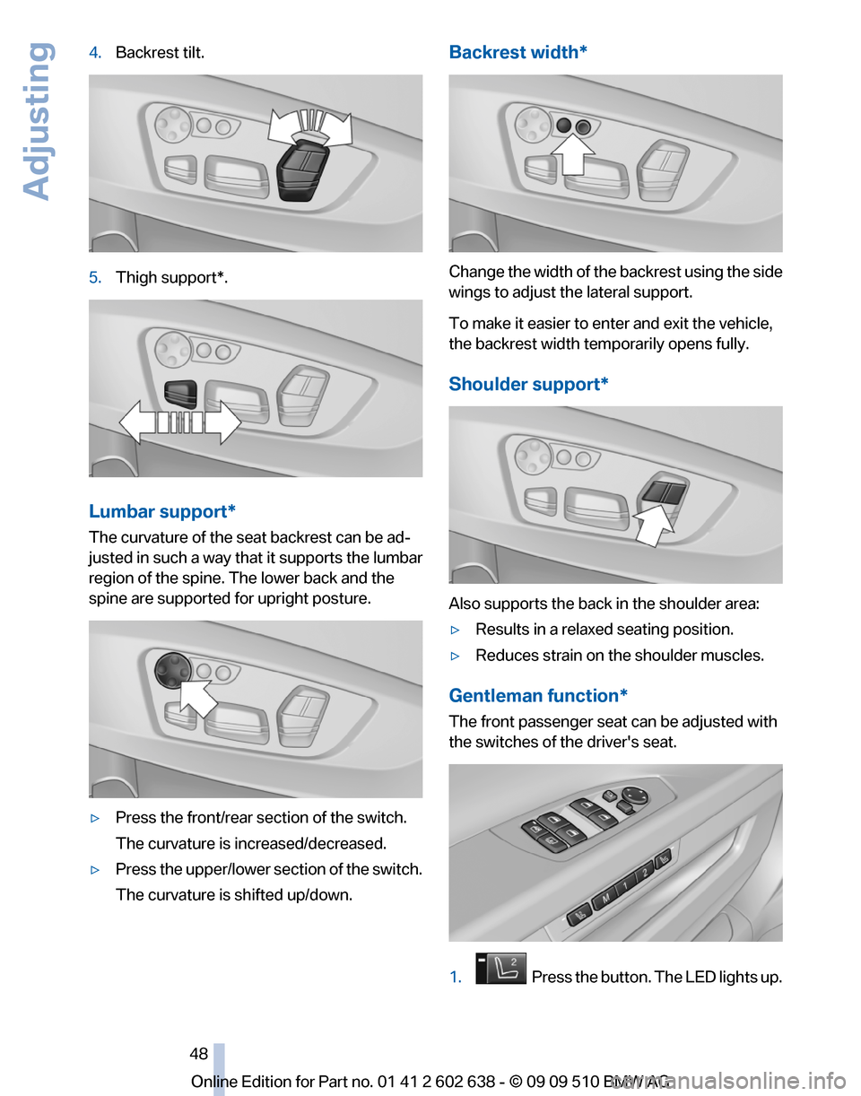 BMW 750LI XDRIVE 2010 F01 Service Manual 