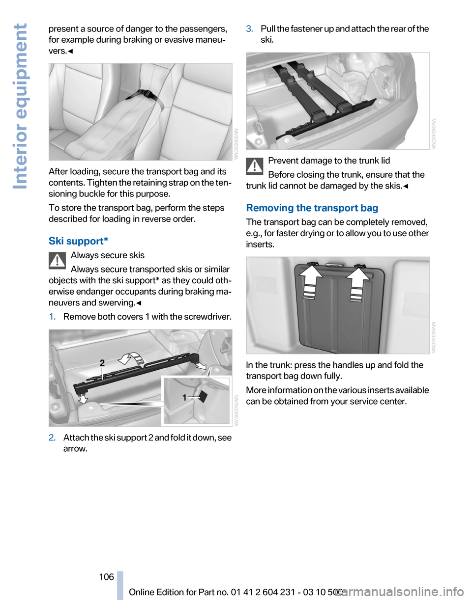 BMW Z4 2011 E89 Owners Manual 