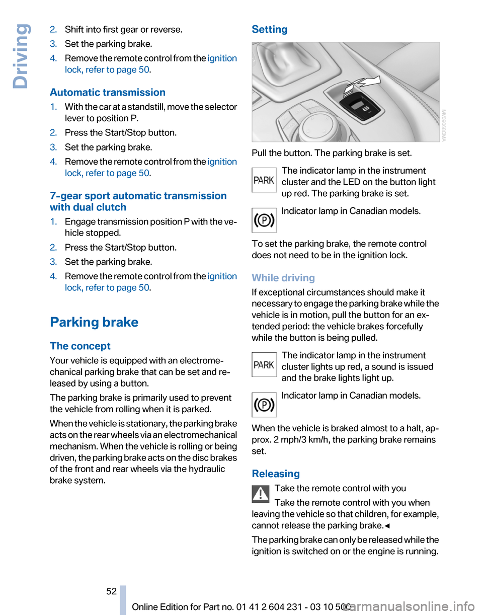 BMW Z4 2011 E89 Workshop Manual 
