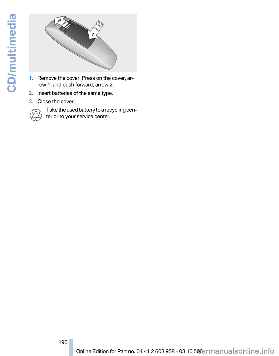BMW ACTIVE HYBRID 7 2011 F04 Owners Manual 