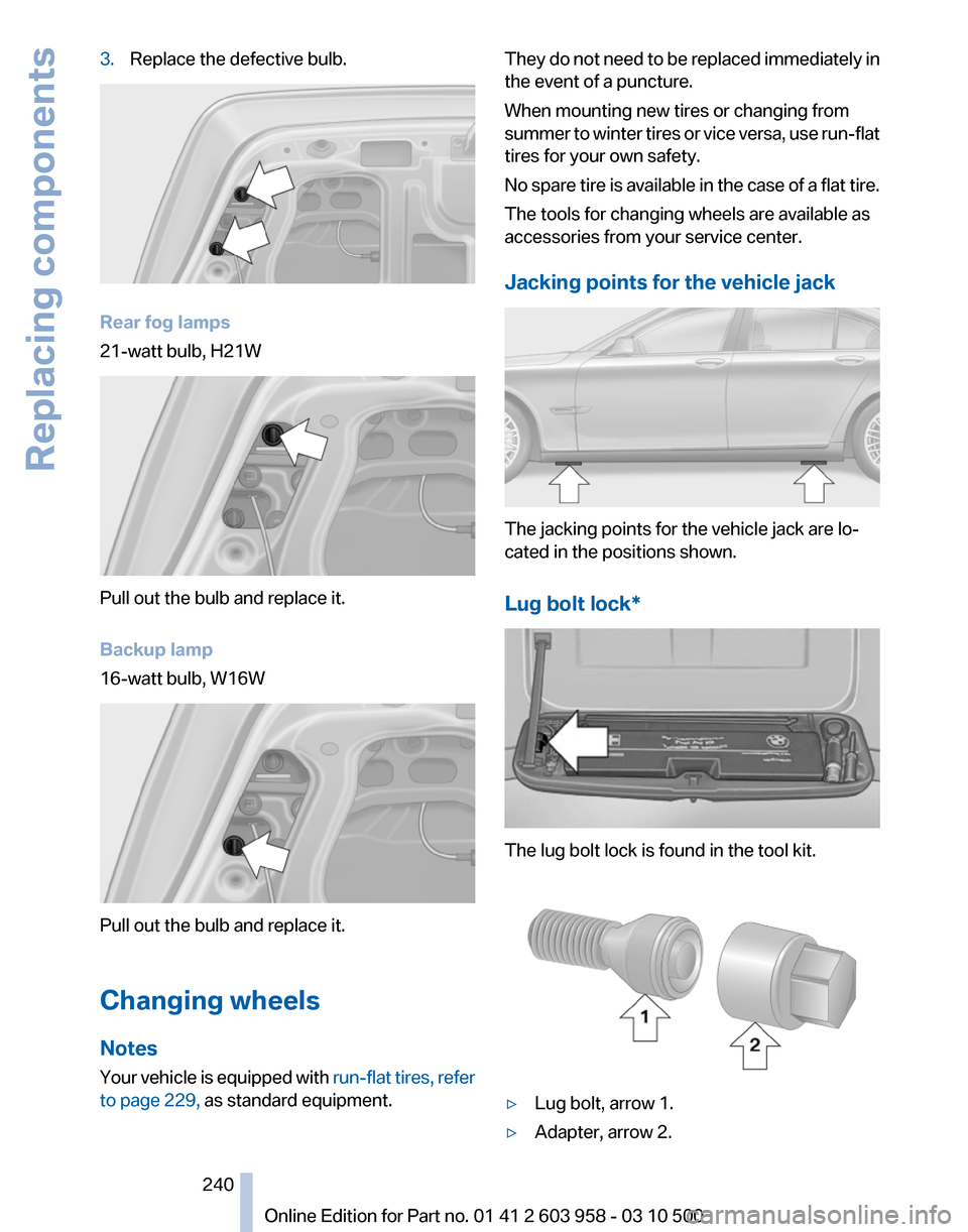 BMW ACTIVE HYBRID 7 2011 F04 Owners Manual 
