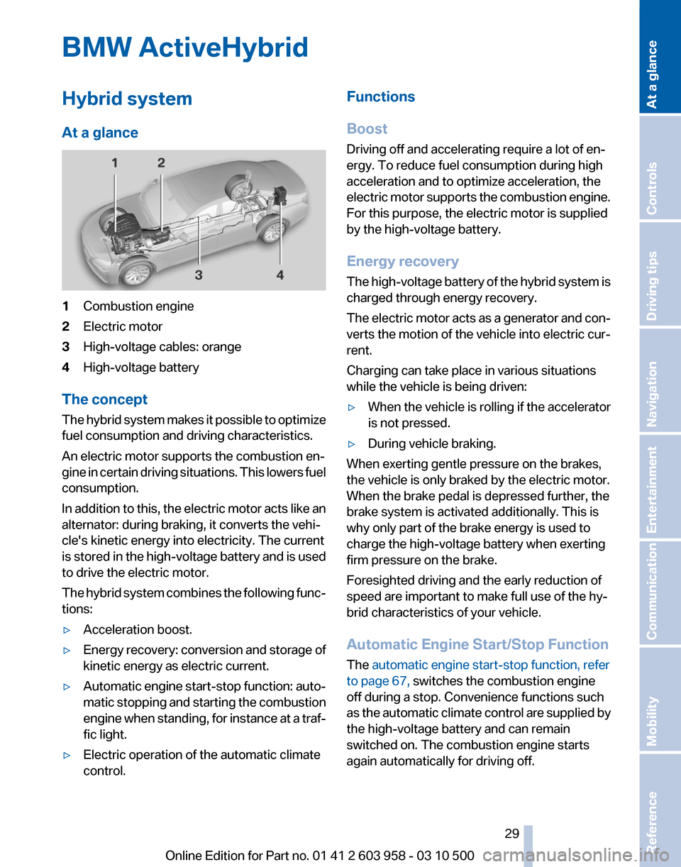 BMW ACTIVE HYBRID 7 2011 F04 Owners Guide BMW ACTIVE HYBRID 7 2011 F04 Owners Guide