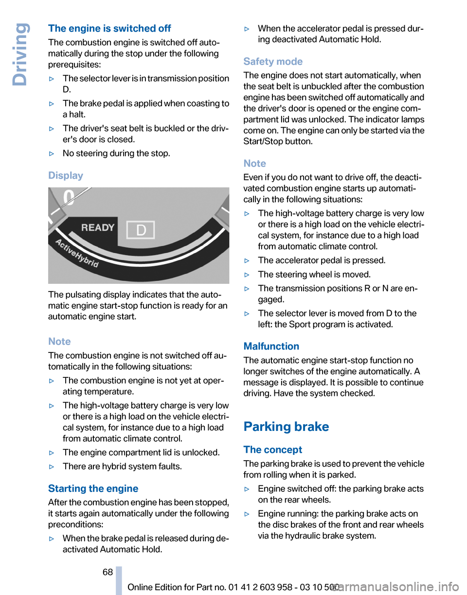 BMW ACTIVE HYBRID 7 2011 F04 Repair Manual BMW ACTIVE HYBRID 7 2011 F04 Repair Manual