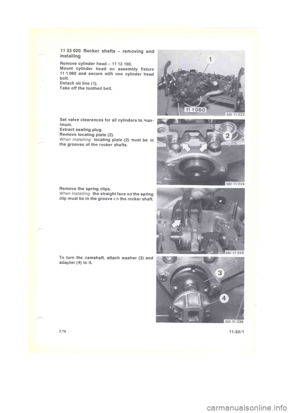 BMW 320i 1983 E21 M20 Engine Workshop Manual BMW 320i 1983 E21 M20 Engine Workshop Manual