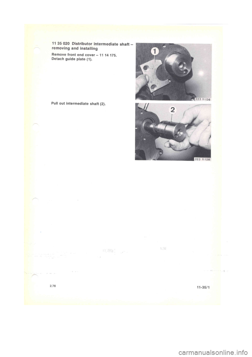 BMW 320i 1983 E21 M20 Engine Workshop Manual BMW 320i 1983 E21 M20 Engine Workshop Manual