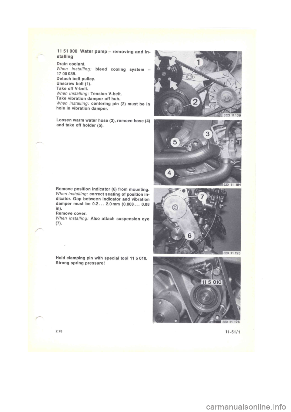 BMW 320i 1981 E21 M20 Engine Workshop Manual BMW 320i 1981 E21 M20 Engine Workshop Manual