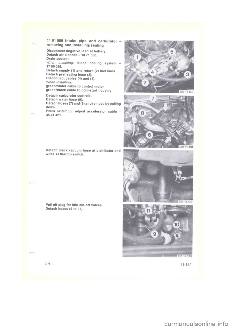BMW 320i 1981 E21 M20 Engine Workshop Manual BMW 320i 1981 E21 M20 Engine Workshop Manual