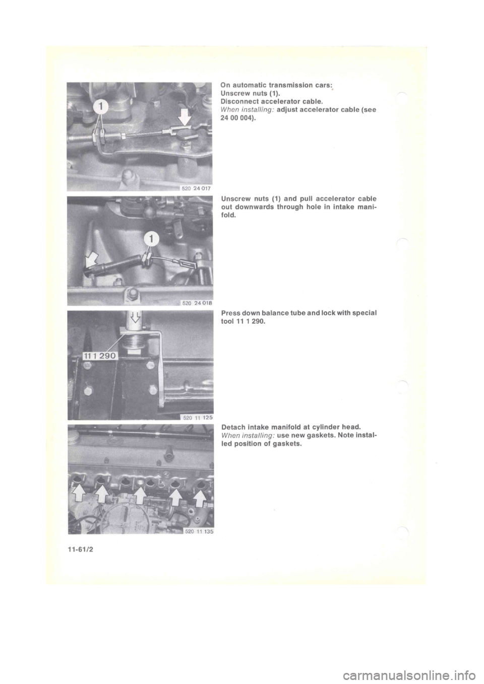 BMW 320i 1981 E21 M20 Engine Workshop Manual BMW 320i 1981 E21 M20 Engine Workshop Manual