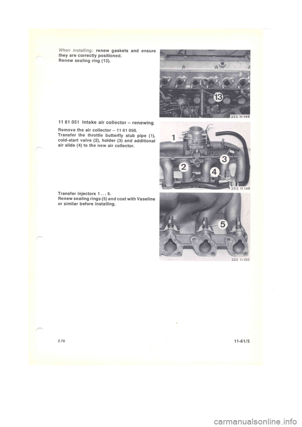 BMW 320i 1981 E21 M20 Engine Workshop Manual BMW 320i 1981 E21 M20 Engine Workshop Manual
