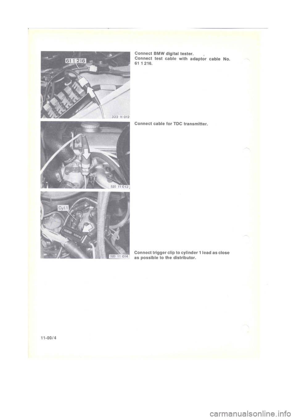 BMW 320i 1977 E21 M20 Engine Service Manual 