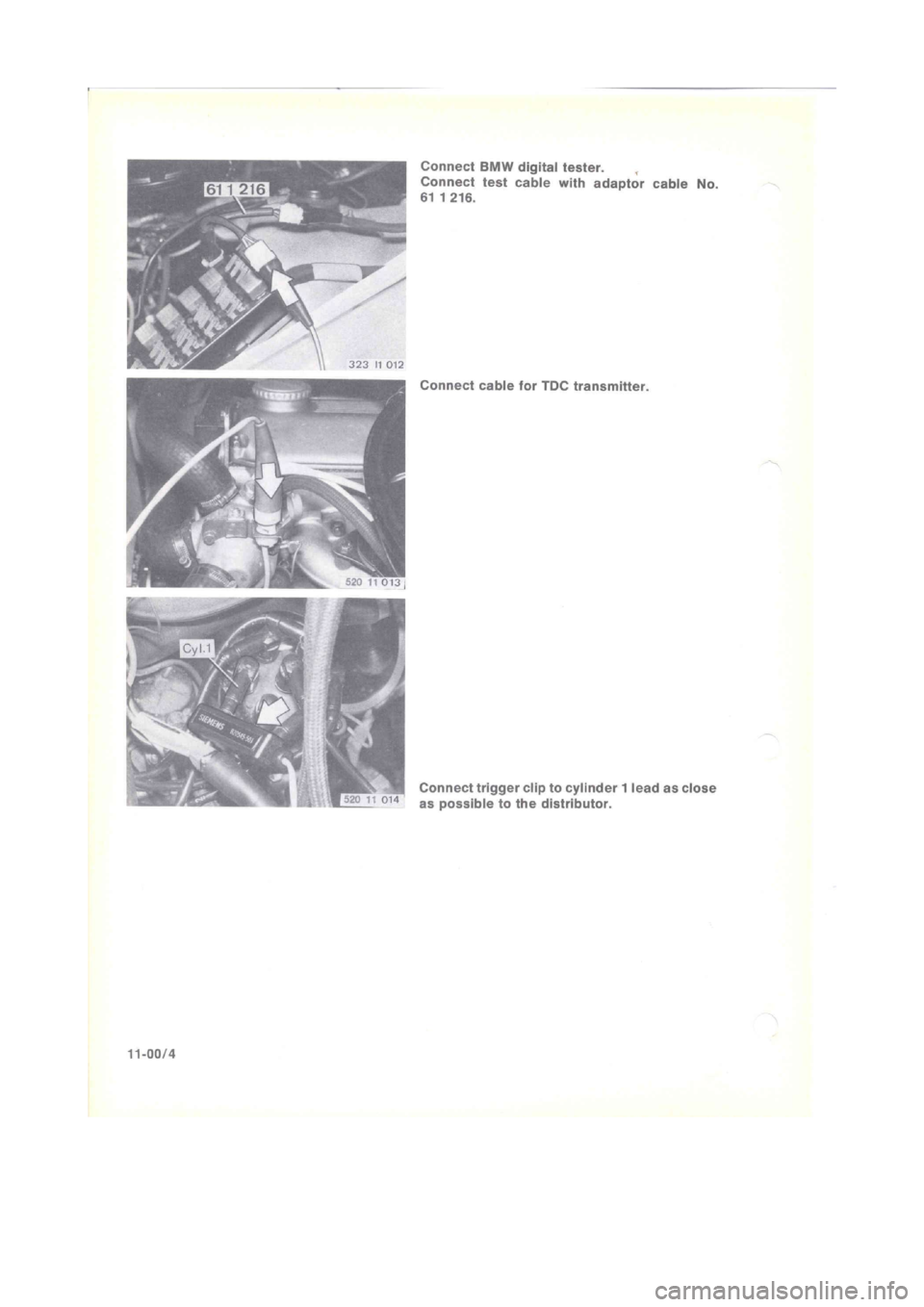 BMW 320i 1980 E21 M20 Engine Service Manual 