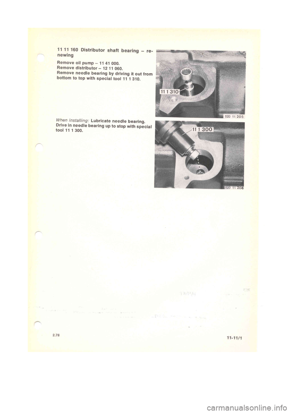 BMW 320i 1981 E21 M20 Engine Manual PDF BMW 320i 1981 E21 M20 Engine Manual PDF
