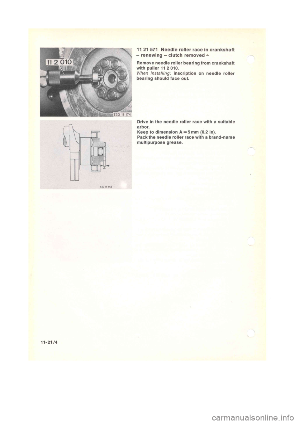 BMW 320i 1981 E21 M20 Engine Owners Manual BMW 320i 1981 E21 M20 Engine Owners Manual