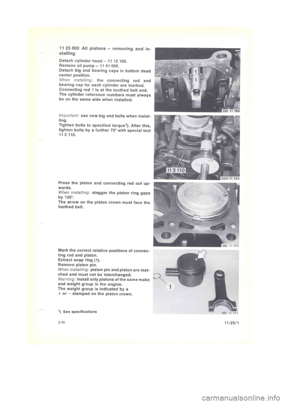 BMW 320i 1981 E21 M20 Engine Owners Manual BMW 320i 1981 E21 M20 Engine Owners Manual