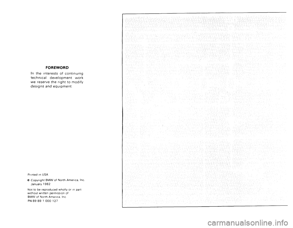 BMW 733i 1982 E23 Electrical Troubleshooting Manual 