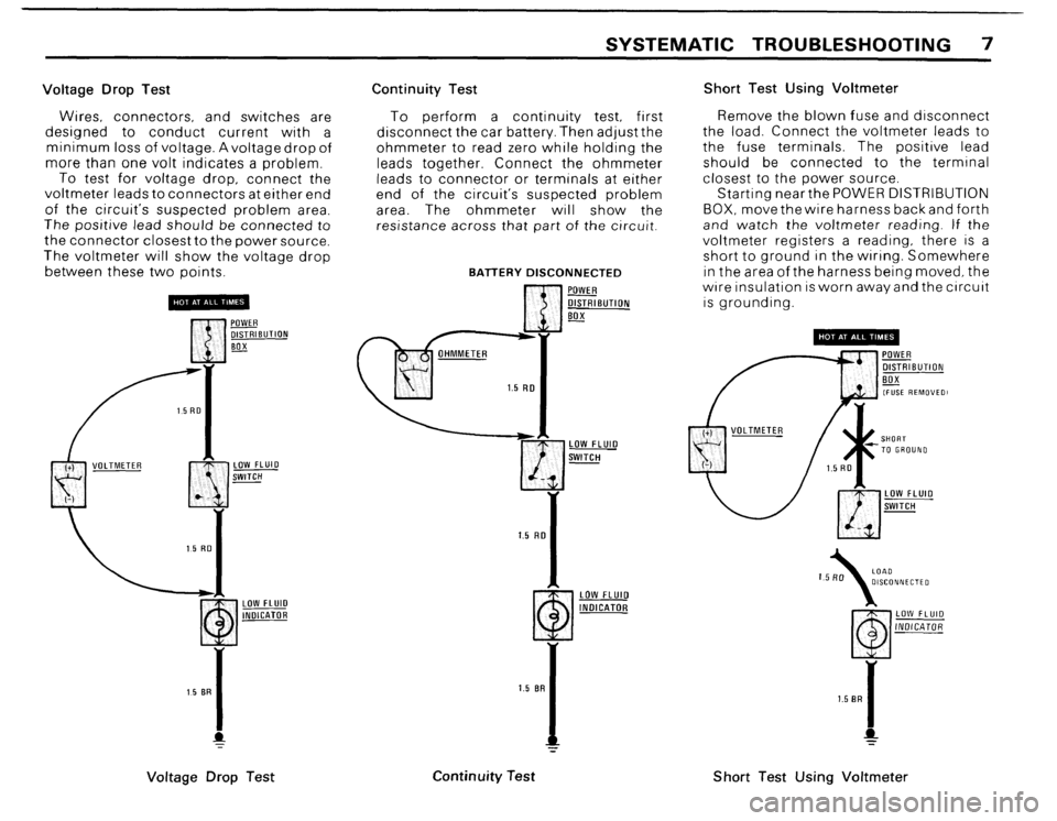 BMW 733i 1982 E23 Electrical Troubleshooting Manual 