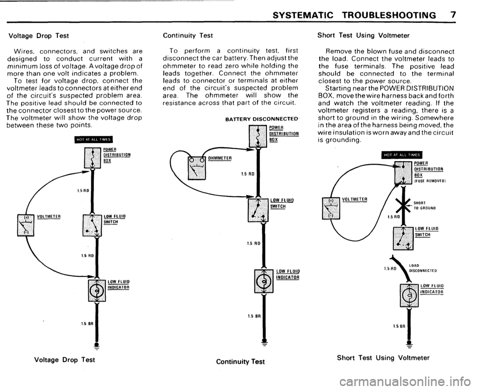 BMW 733i 1983 E23 Electrical Troubleshooting Manual 