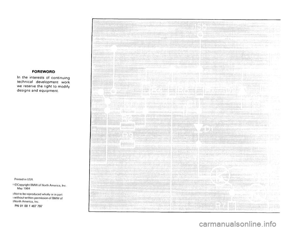 BMW 733i 1984 E23 Electrical Troubleshooting Manual 