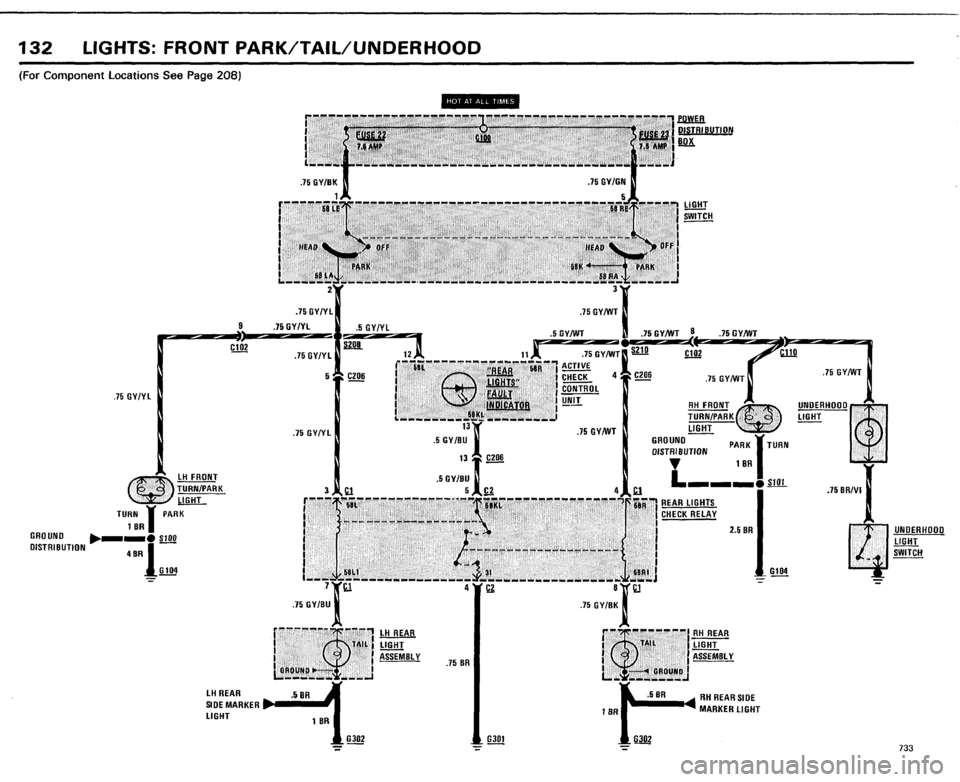 BMW 733i 1984 E23 Electrical Troubleshooting Manual 