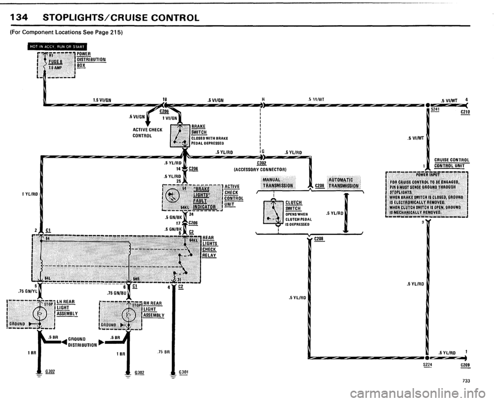 BMW 733i 1984 E23 Electrical Troubleshooting Manual 