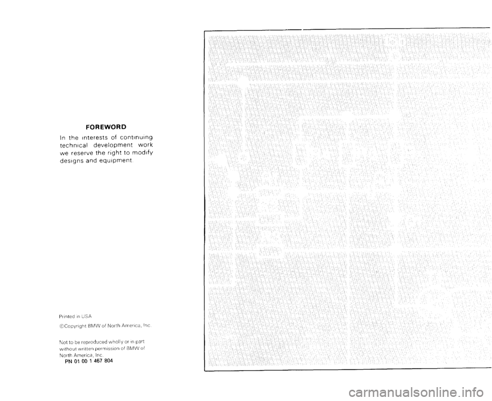 BMW 735i 1985 E23 Electrical Troubleshooting Manual 