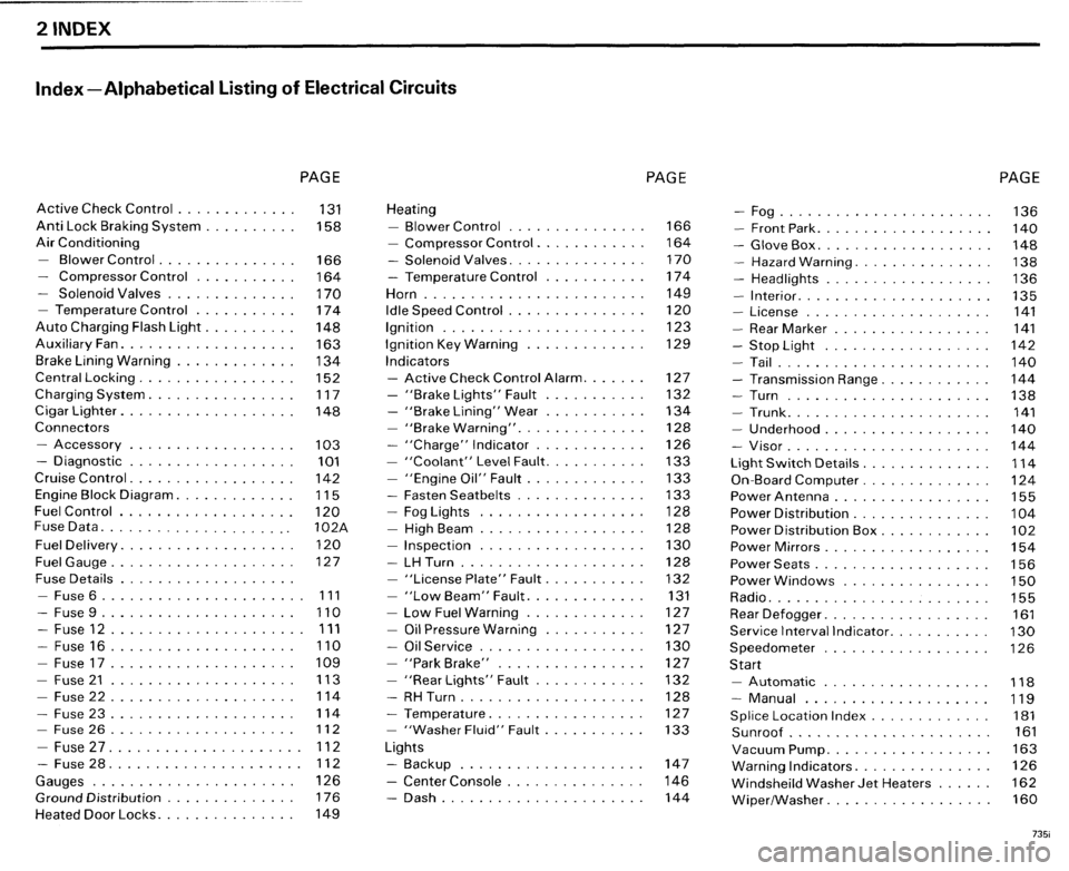 BMW 735i 1985 E23 Electrical Troubleshooting Manual 