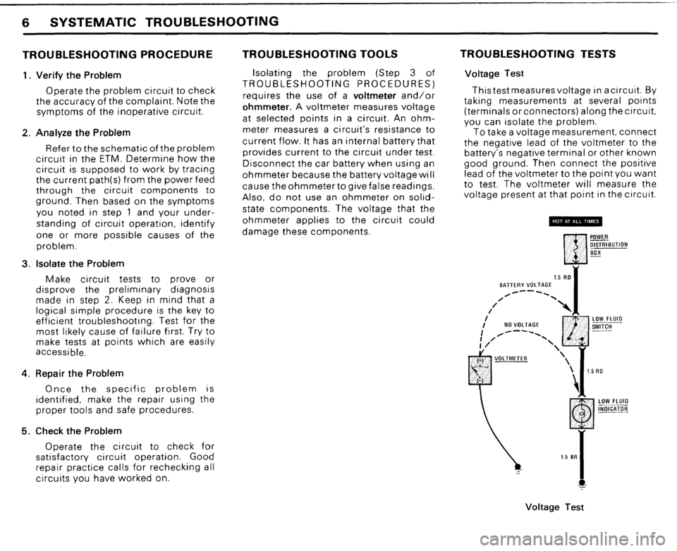BMW 735i 1985 E23 Electrical Troubleshooting Manual 