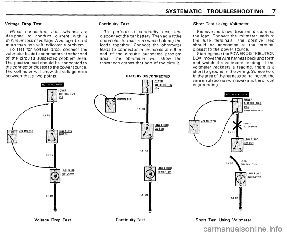 BMW 735i 1985 E23 Electrical Troubleshooting Manual 