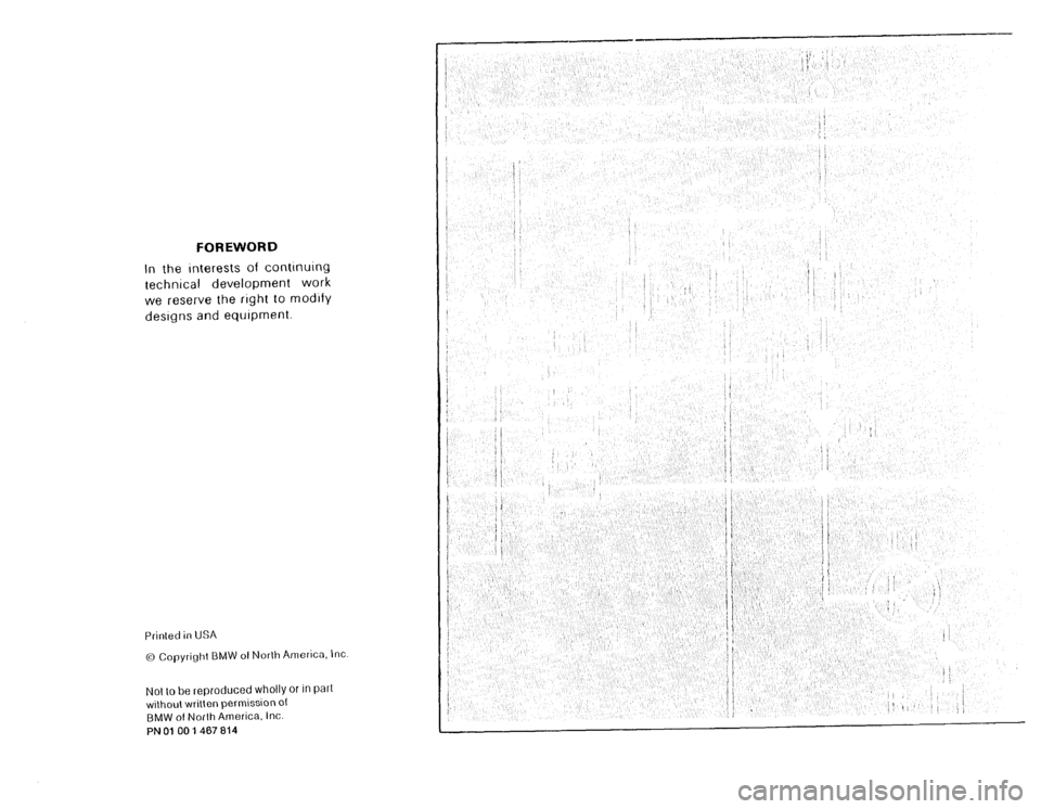 BMW 735i 1986 E23 Electrical Troubleshooting Manual 