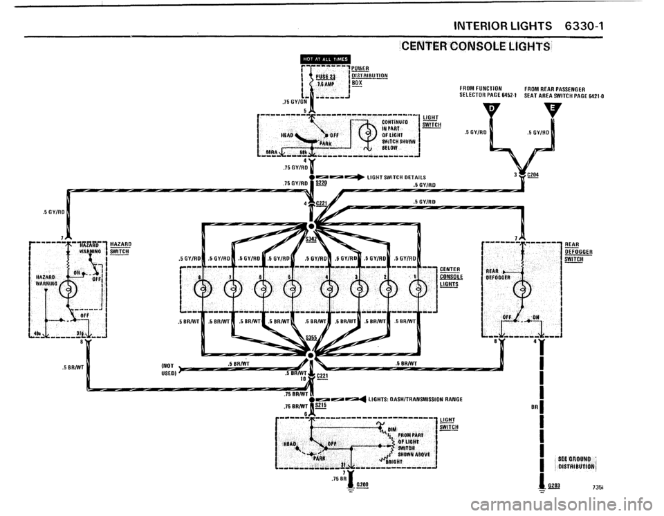 BMW 735i 1986 E23 Electrical Troubleshooting Manual 