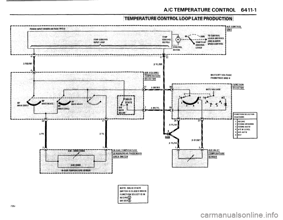 BMW 735i 1986 E23 Electrical Troubleshooting Manual 