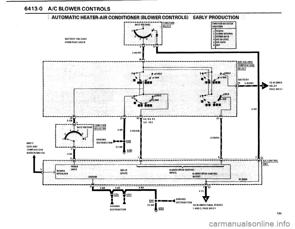 BMW 735i 1986 E23 Electrical Troubleshooting Manual 