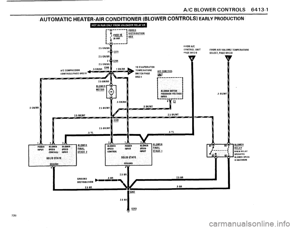 BMW 735i 1986 E23 Electrical Troubleshooting Manual 