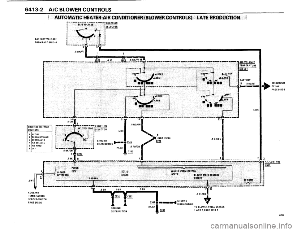 BMW 735i 1986 E23 Electrical Troubleshooting Manual 